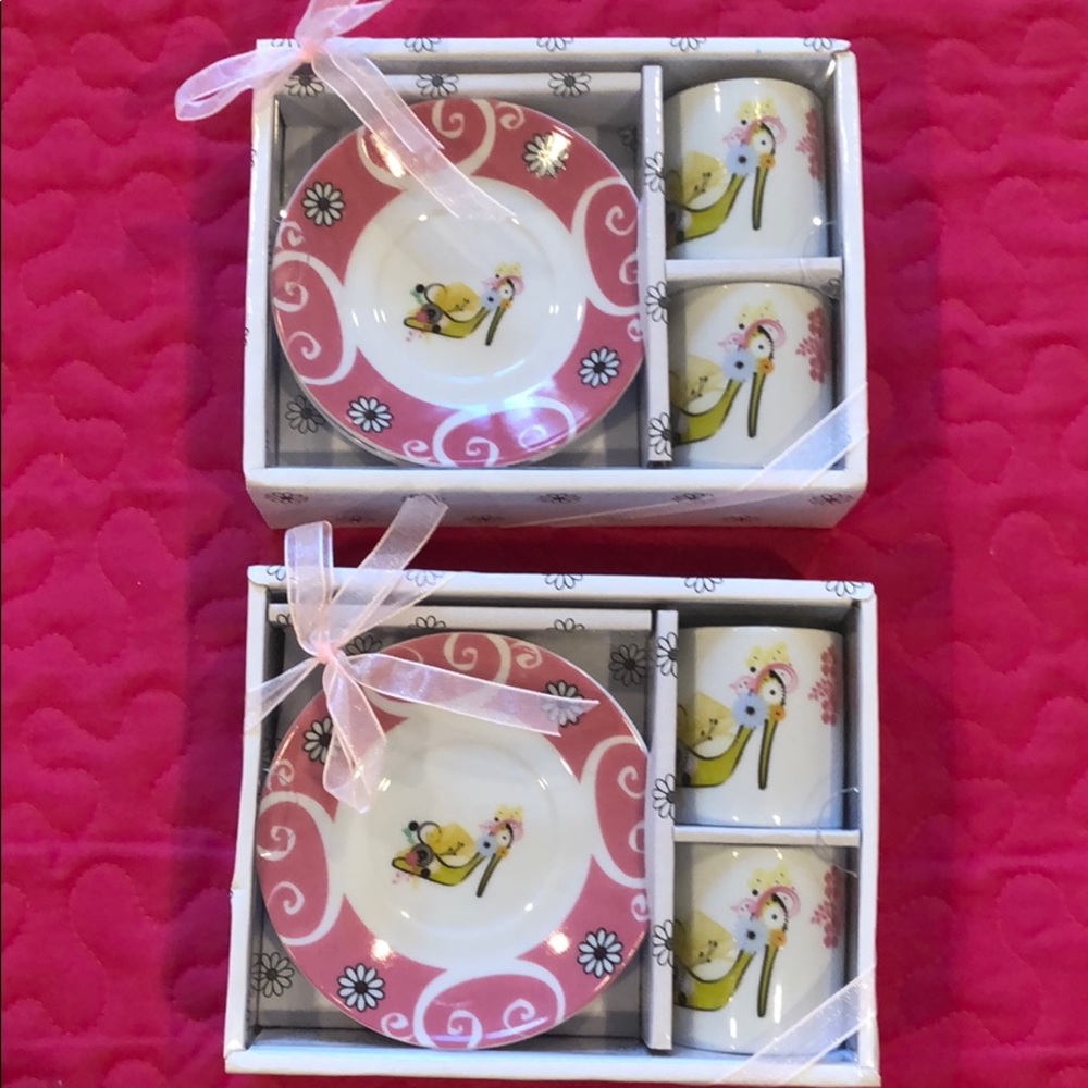Espresso cup and saucer set